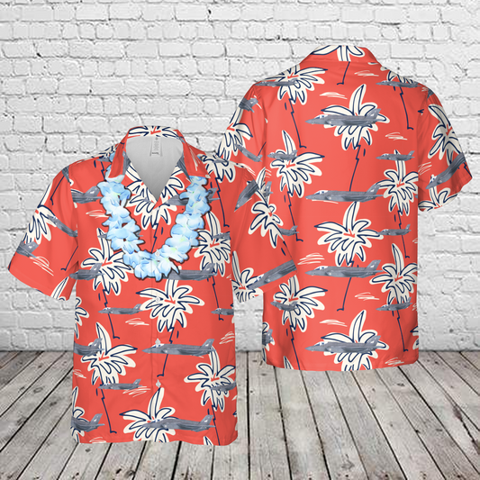Finnish Air Force F-35 Lightning II Hawaiian Shirt