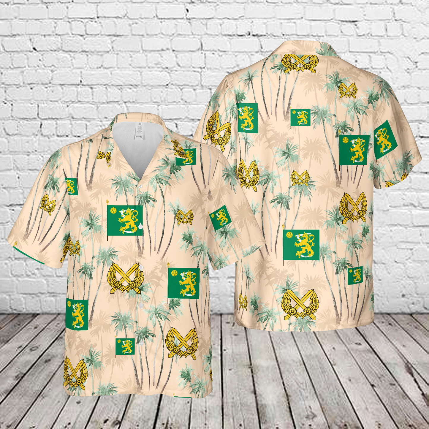 Finnish Army Army Academy Hawaiian Shirt