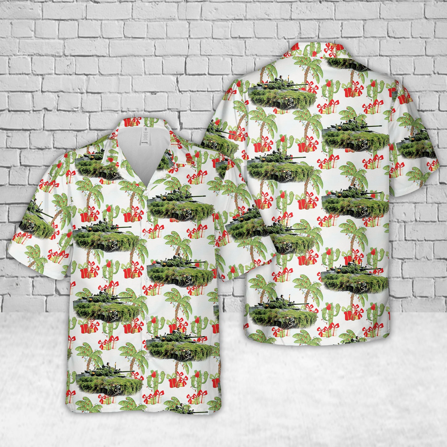 Finnish Army CV9030FIN Christmas Hawaiian Shirt