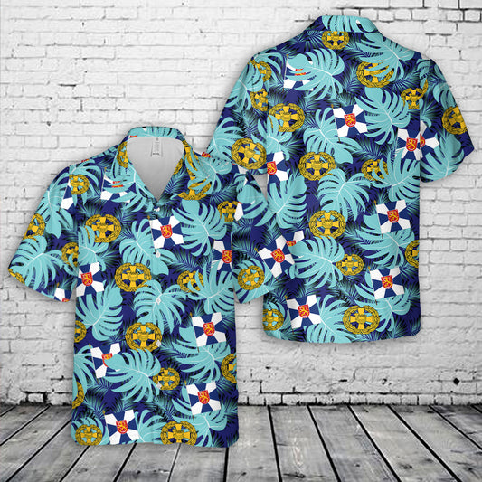Finnish Army Guard Jaeger Regiment Hawaiian Shirt