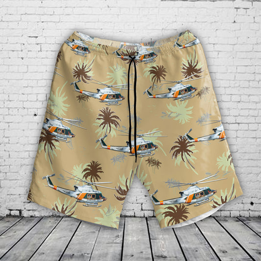 Finnish Frontier Guard Agusta Bell AB-412 Hawaiian Shorts