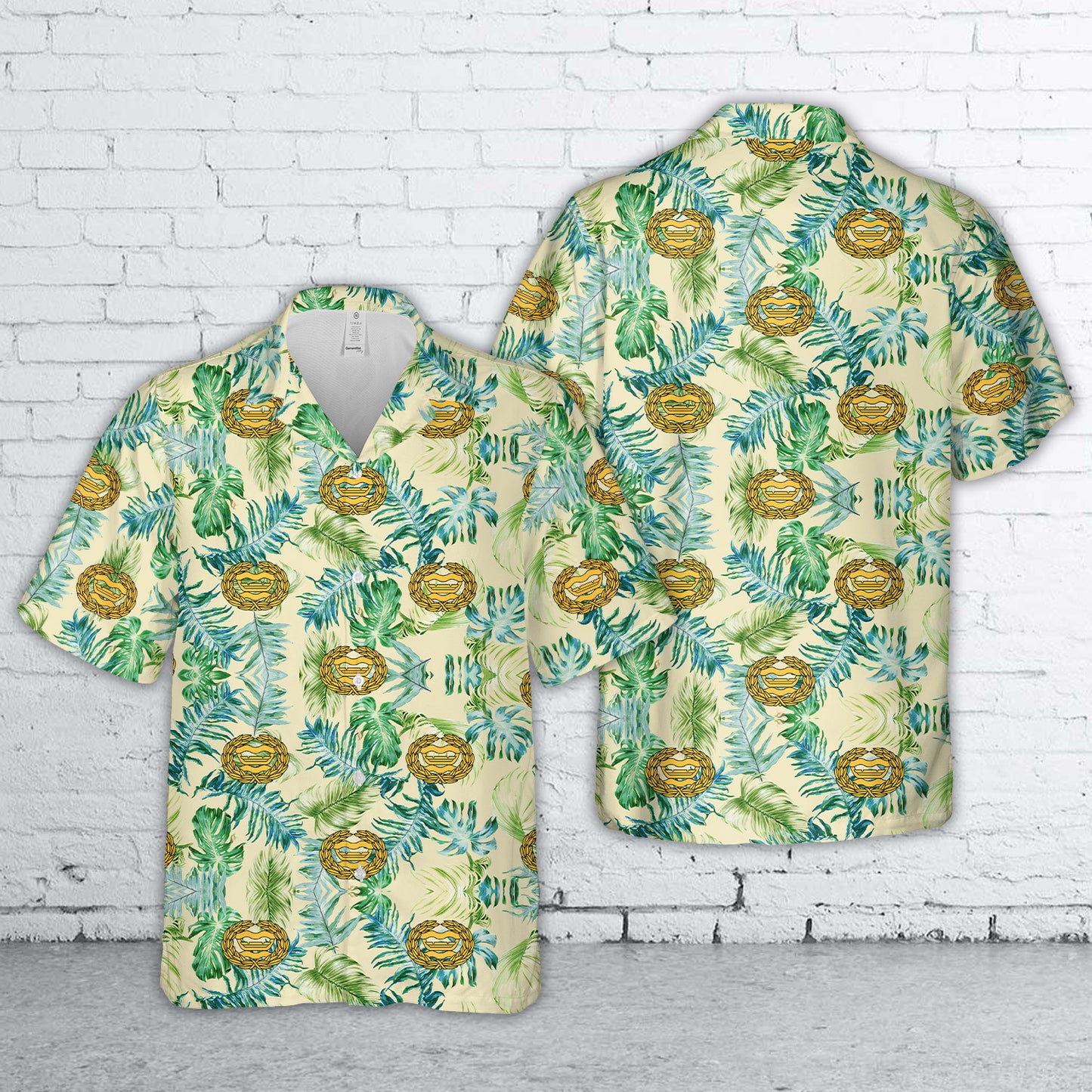 Finnish Navy Nyland Brigade Hawaiian Shirt