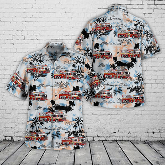 Fire Department City of New York 2017 Ladder 25 - Manhattan Hawaiian Shirt