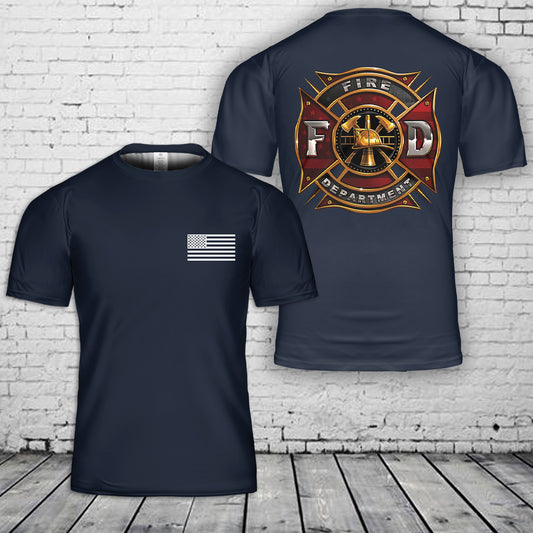 Fire Department T-Shirt 3D