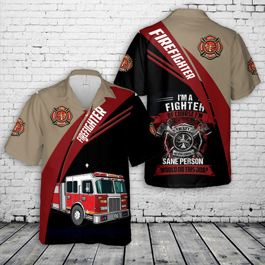 Firefighter Hawaiian Shirt