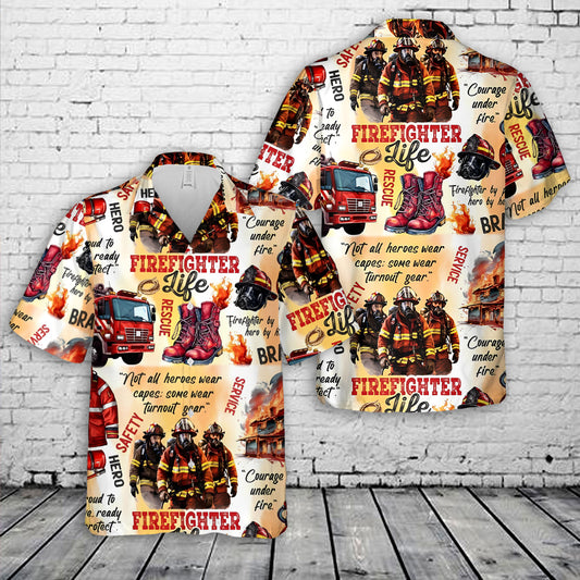 Firefighter Life Hawaiian Shirt