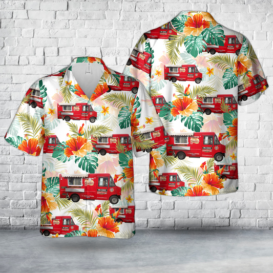 Firehouse Subs Food Truck Hawaiian Shirt