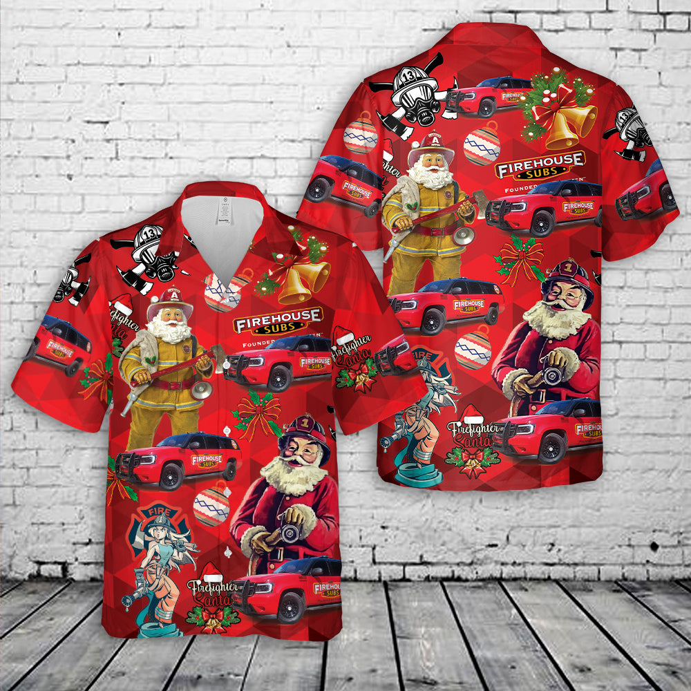 Firehouse Subs Hawaiian Shirt