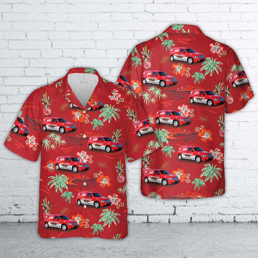 Firehouse Subs car Memphis TN Hawaiian Shirt