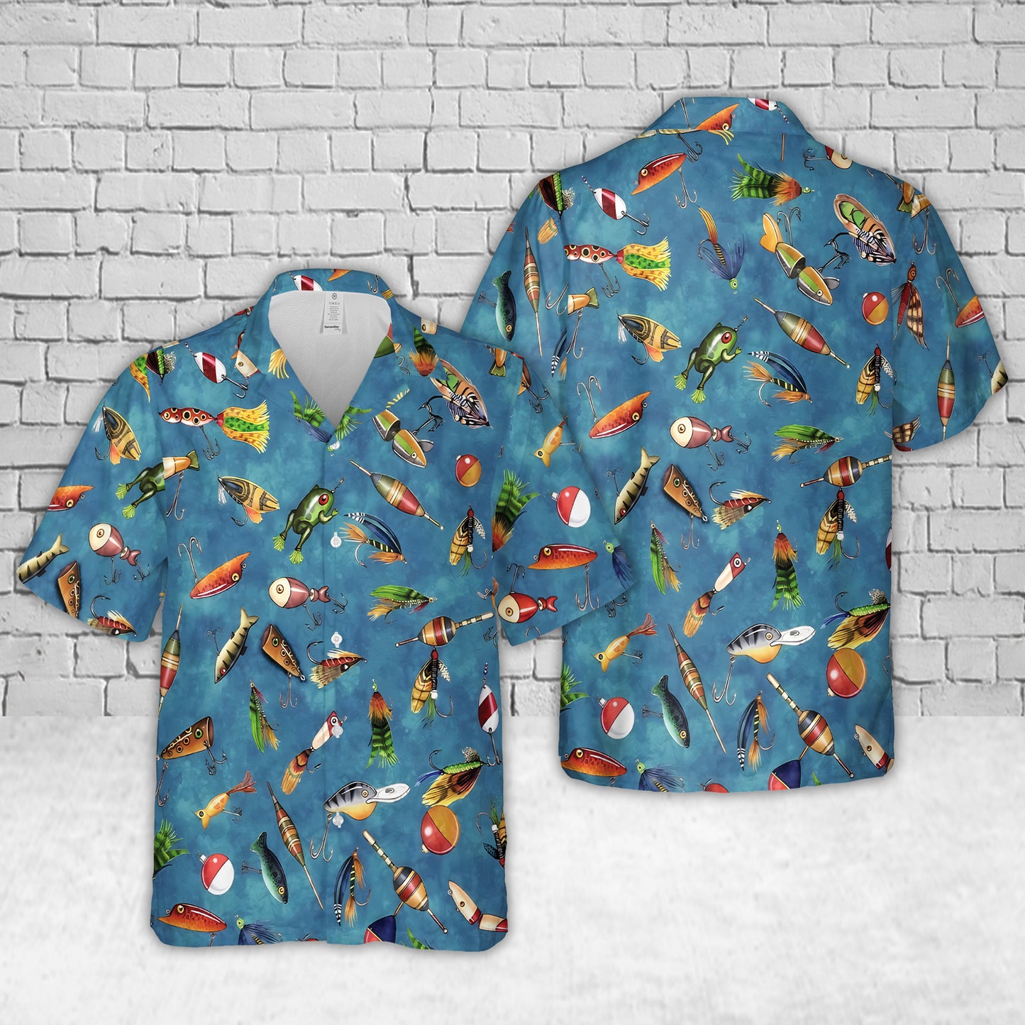 Fishing Lures Seamless 4 Hawaiian Shirt