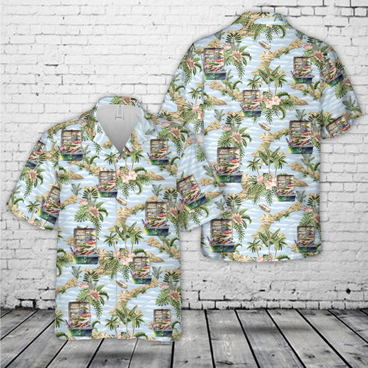 Fishing Tackle Box Hawaiian Shirt