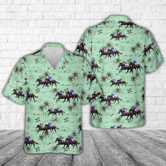 Flat Racing Hawaiian Shirt