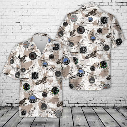 Flight instruments Hawaiian Shirt