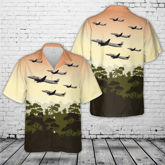 Florida Air National Guard RC-26B aircraft Hawaiian Shirt