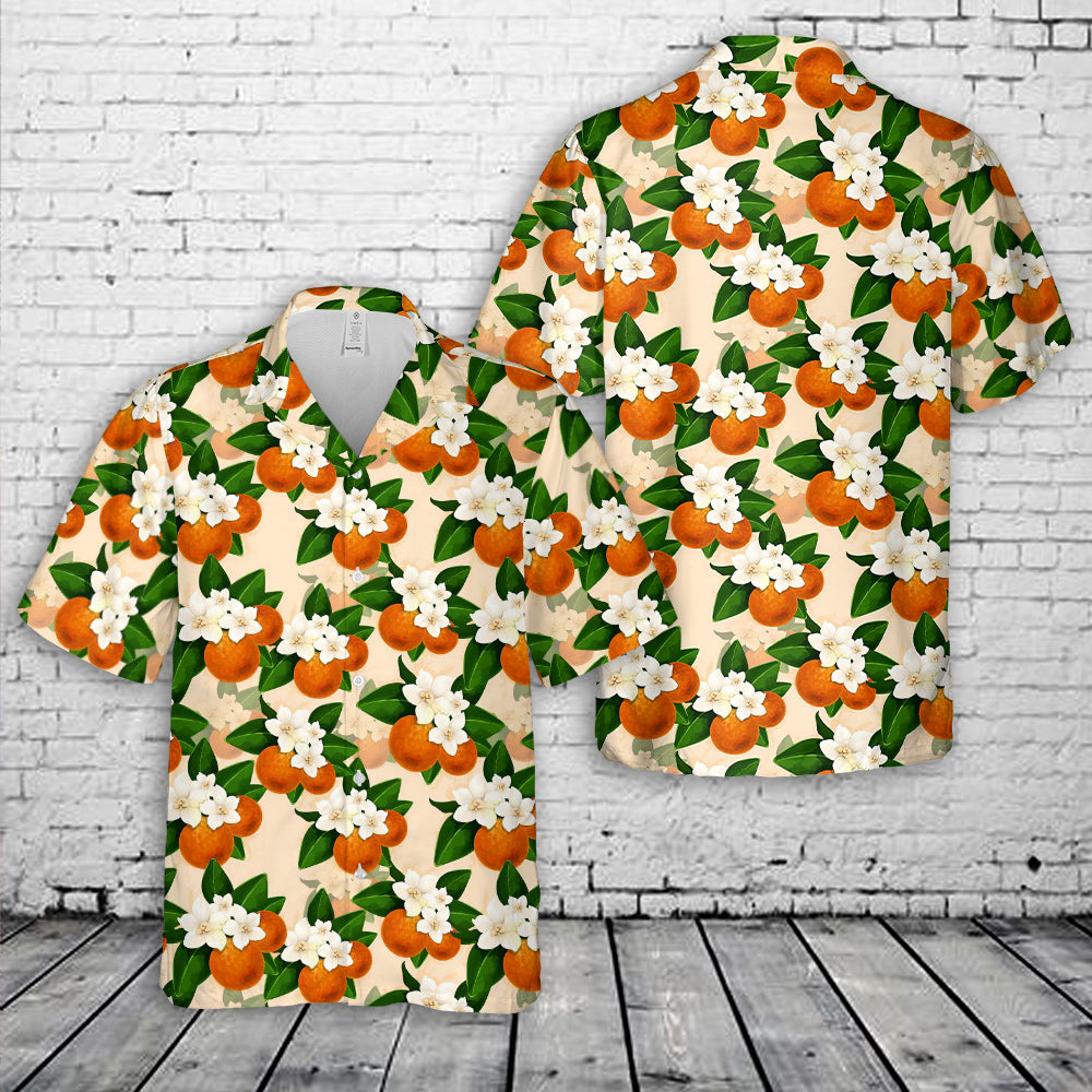 Florida Orange Blossom Hawaiian Shirt