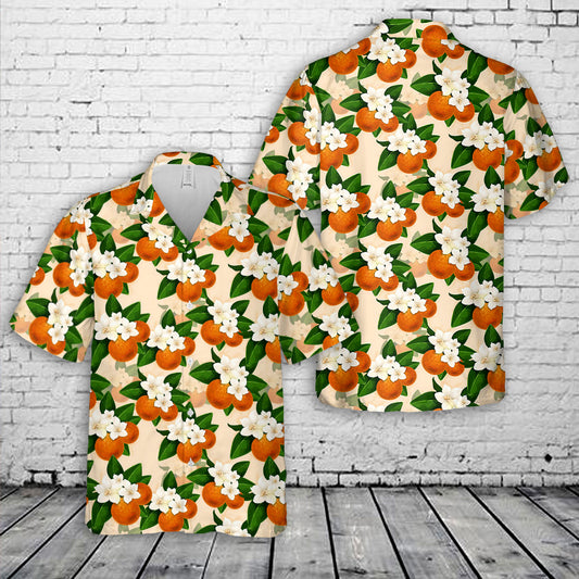 Florida Orange Blossom Hawaiian Shirt