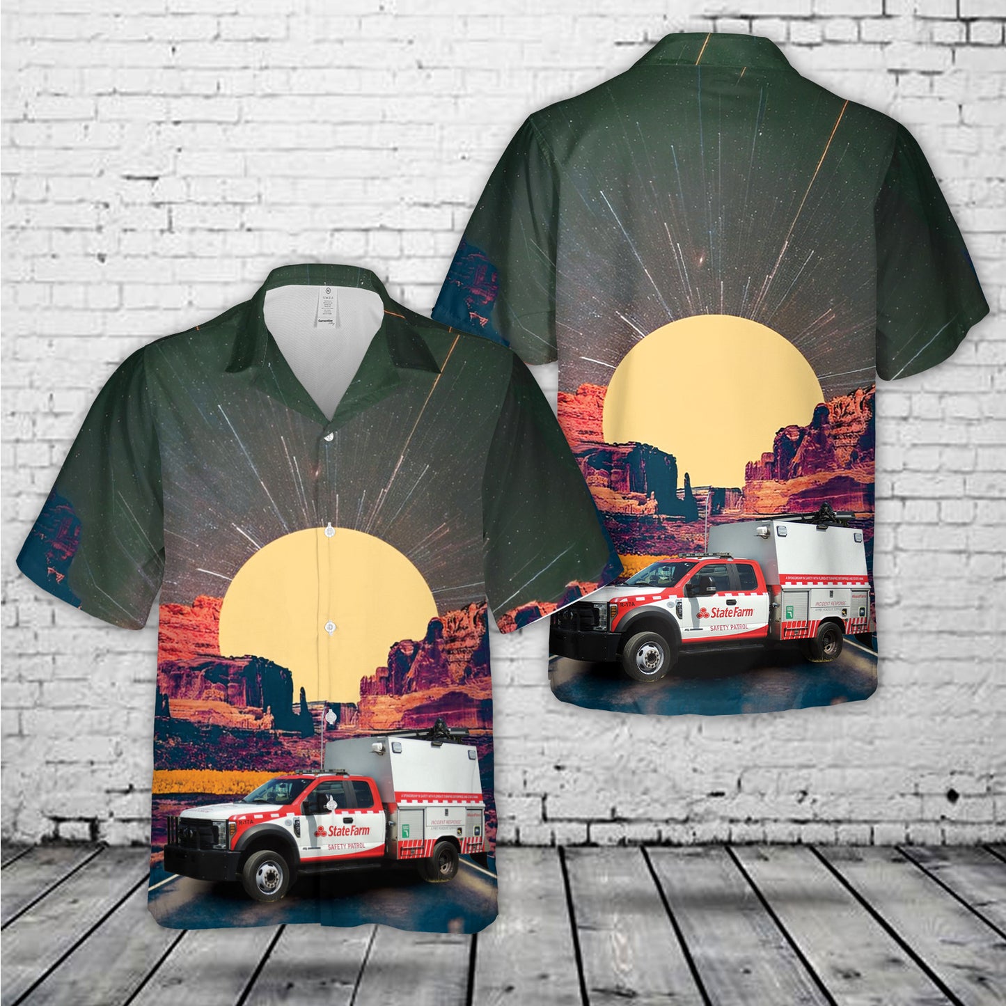 Florida's Turnpike Road Ranger State Farm Safety Patrol Hawaiian Shirt