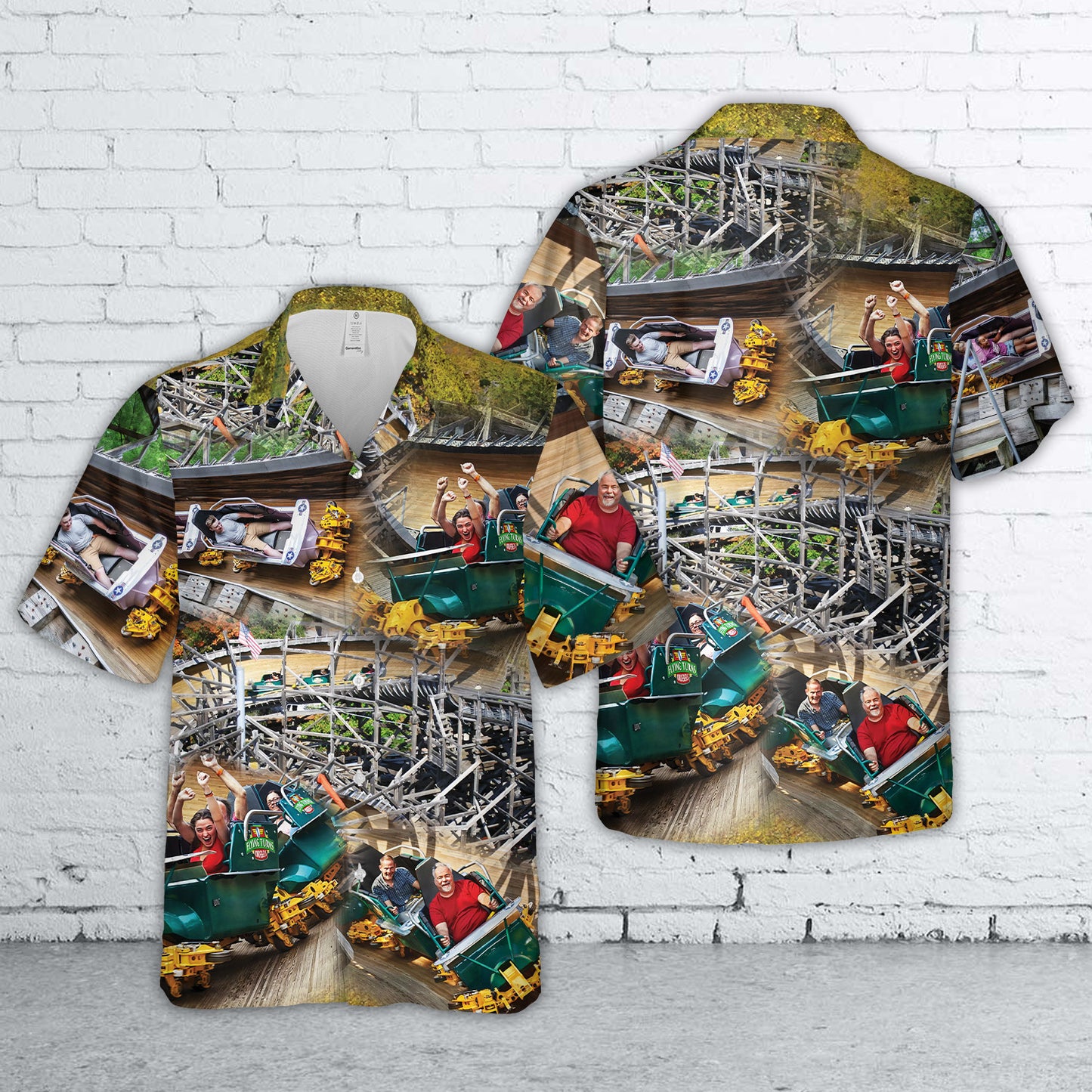 Flying Turns (Knoebels) Hawaiian Shirt V2