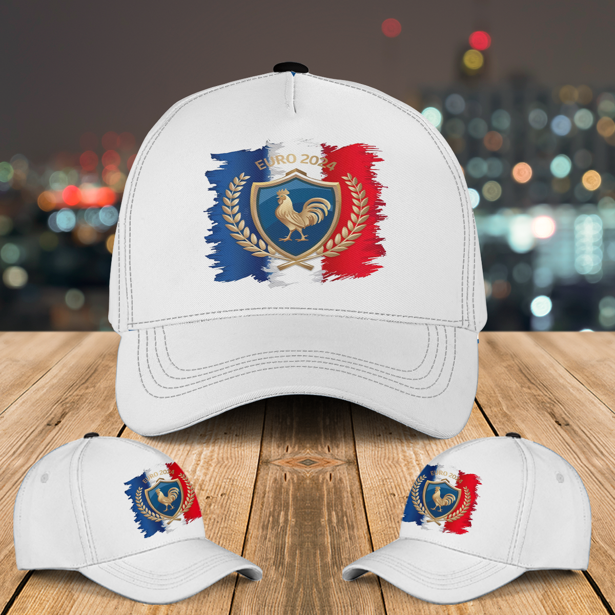 Football France European Championship Baseball Cap