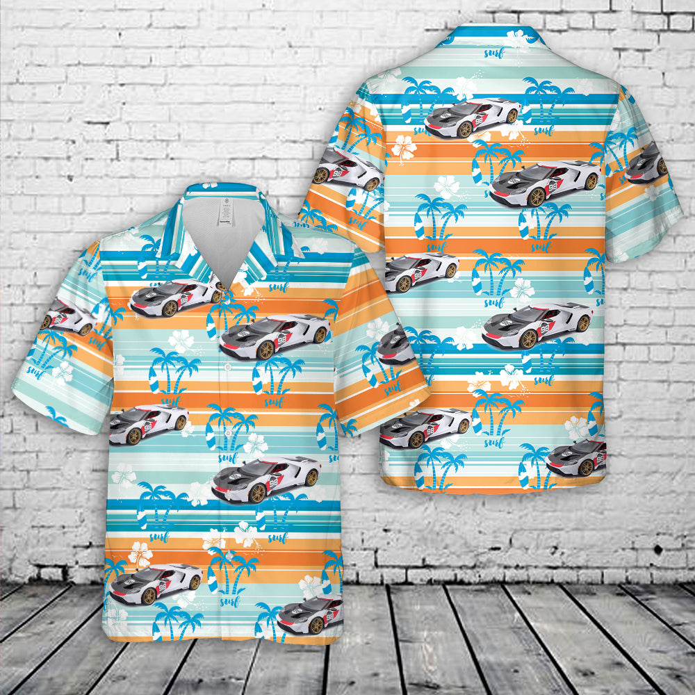 Ford GT 2021 Heritage Edition Hawaiian Shirt