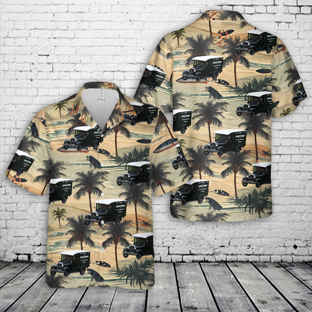 Ford Model A Ambulance 1929 - Ford of Britain Centenary Hawaiian Shirt