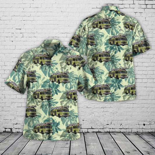 Forks Township Fire Department, Northampton County, Pennsylvania Hawaiian Shirt