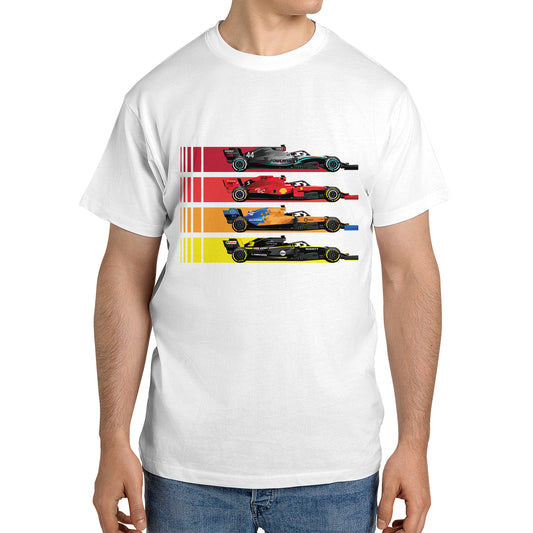 Formula 1 Racing Car Classic Car Classic Unisex T-Shirt Gildan 5000 (Made In US) DLSI1504PT02