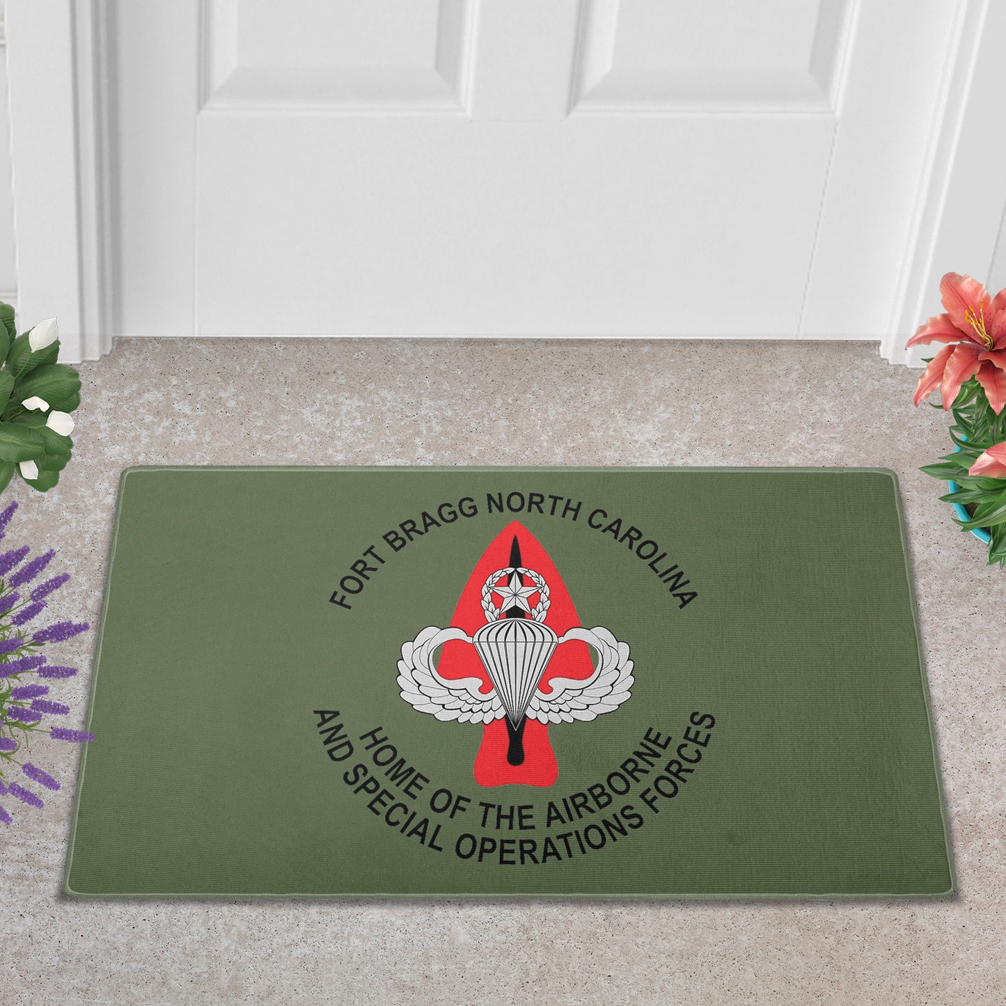 Fort Bragg Home Of The Airborne And Special Operations Forces Doormat