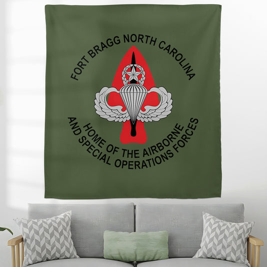 Fort Bragg Home Of The Airborne And Special Operations Forces Tapestry