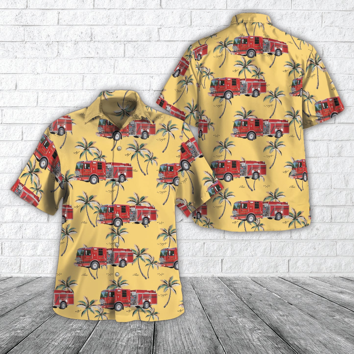 Fortuna, California, Fortuna Fire Protection District Hawaiian Shirt