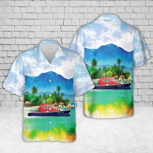 France Société Nationale de Sauvetage en Mer SNS 151 Hawaiian Shirt