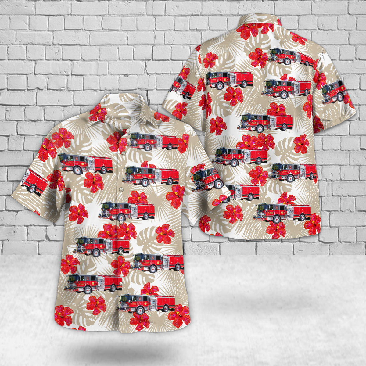 Frankford, Delaware, Roxana Fire Company Hawaiian Shirt