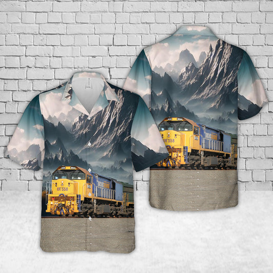 Freight Australia XR 558 Diesel Locomotives Hawaiian Shirt