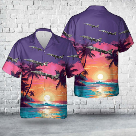 French Air Force SEPECAT Jaguar E Hawaiian Shirt