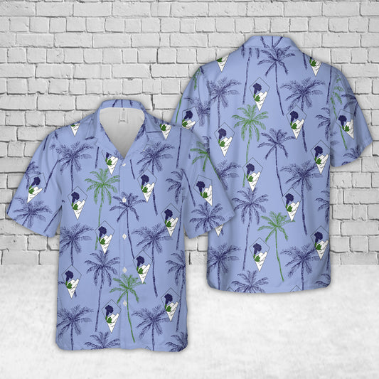 French Army 27th Mountain Infantry Brigade Hawaiian Shirt