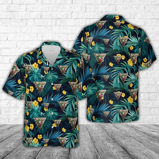 French Army 2nd Foreign Parachute Battalion Hawaiian Shirt