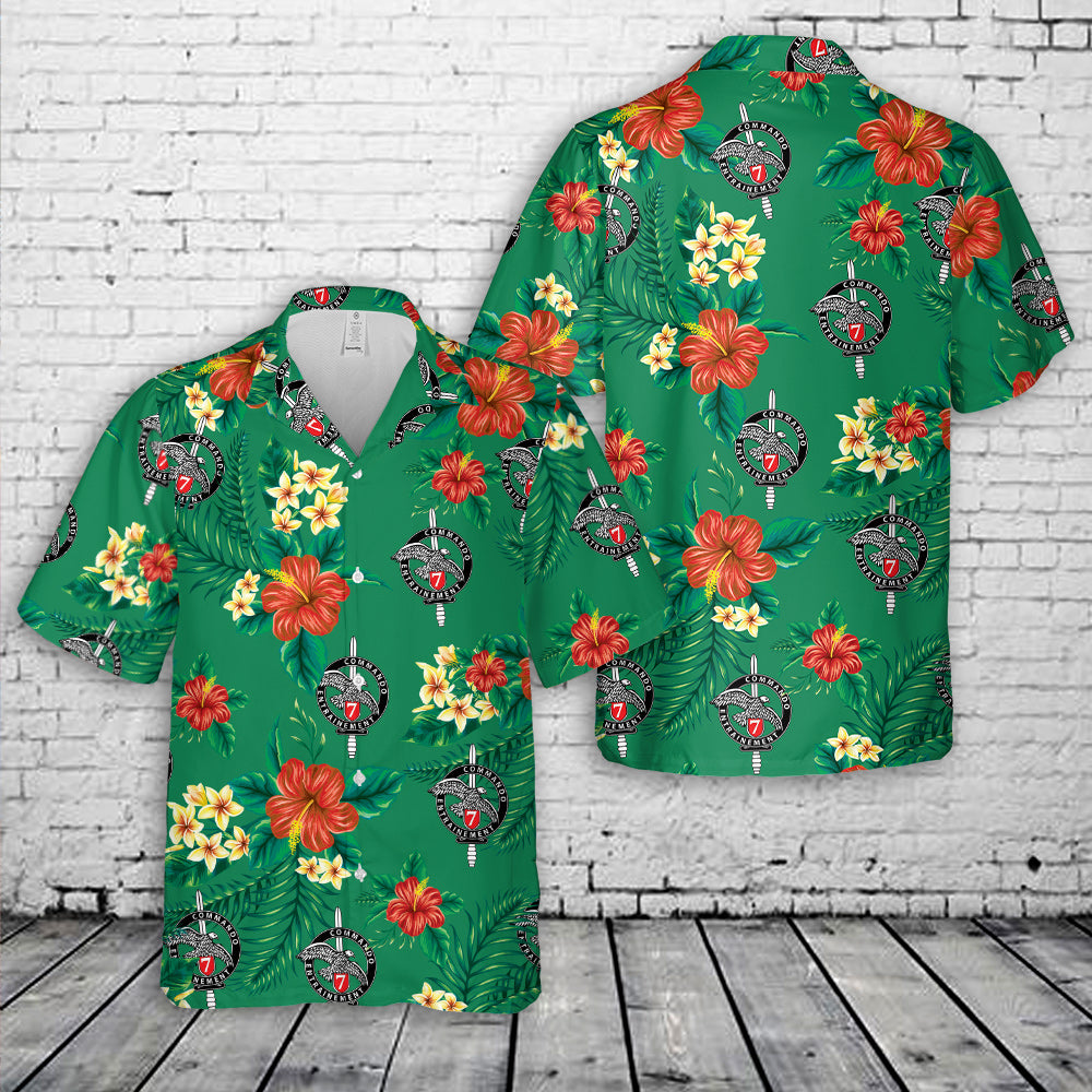 French Army Commando School 7 Hawaiian Shirt