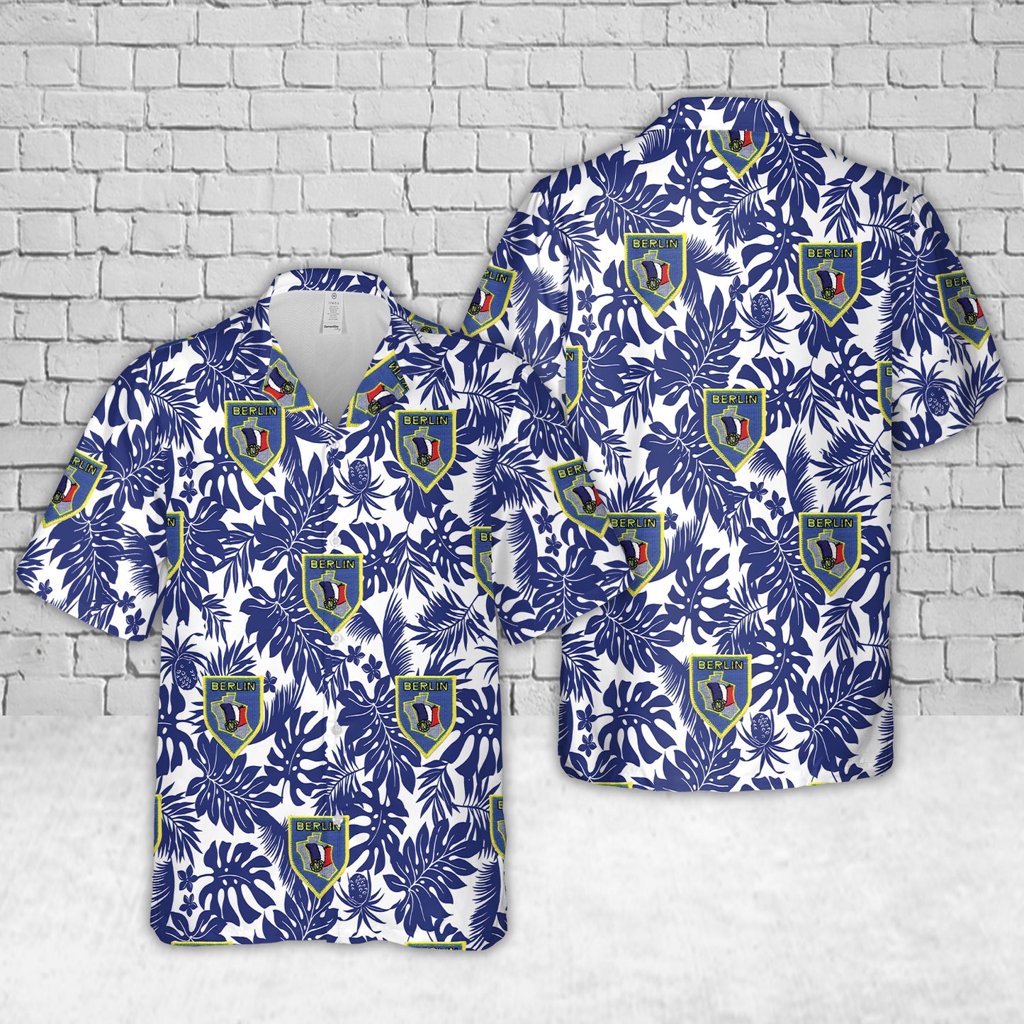 French Army French Forces in Berlin Hawaiian Shirt