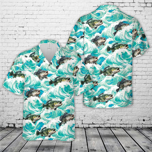 Fresh Water Fish North American Hawaiian Shirt
