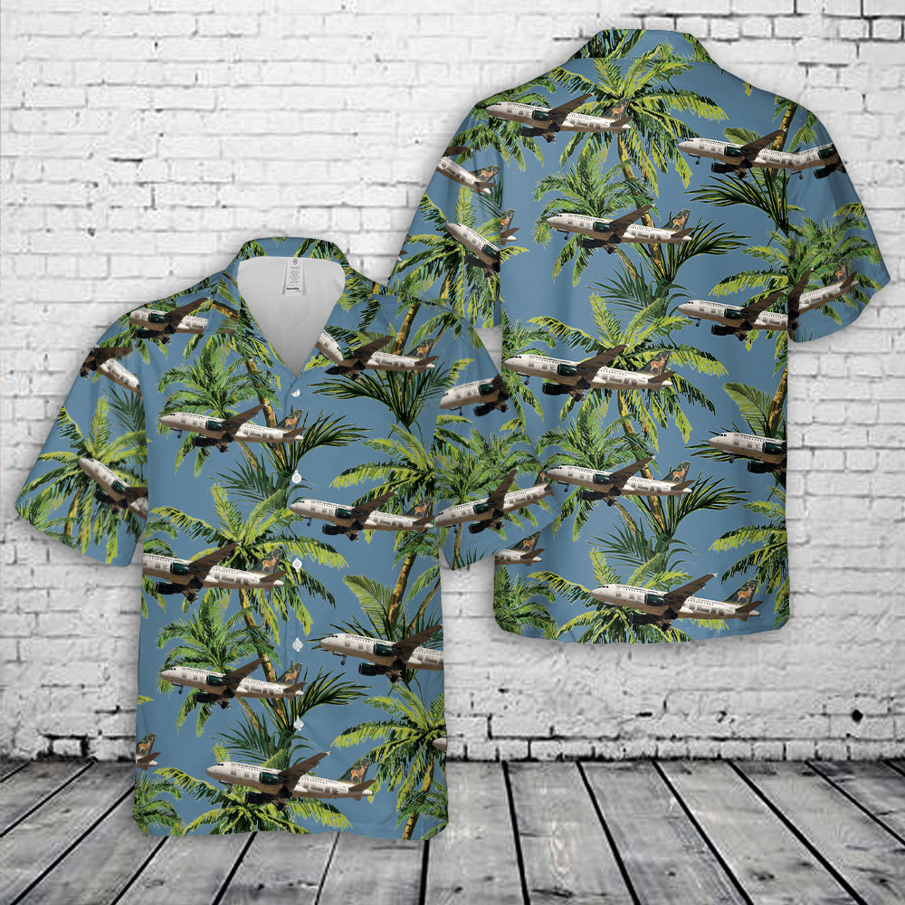 Frontier Airlines Airbus A319-111 (N918FR) "Jake" the Whitetail Deer Hawaiian Shirt
