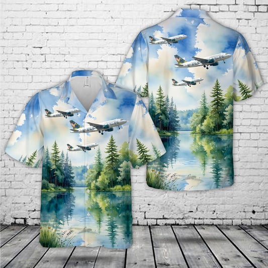 Frontier Airlines Airbus A319-111 (N943FR) 'Cloe' the Fawn Deer Hawaiian Shirt