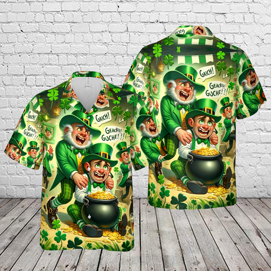 Funny St Patrick's Day Hawaiian Shirt