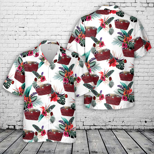 GENERAL ELECTRIC Portable Tube Radio Model 605 (USA 1951) Hawaiian Shirt