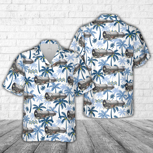 GE Aerospace’s F404 engine Hawaiian Shirt