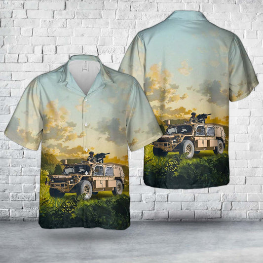 GMV 1.1 equipped with a Mk 19 driven by Army Special Operation operators with the 3rd Special Forces Group Green Berets Hawaiian Shirt