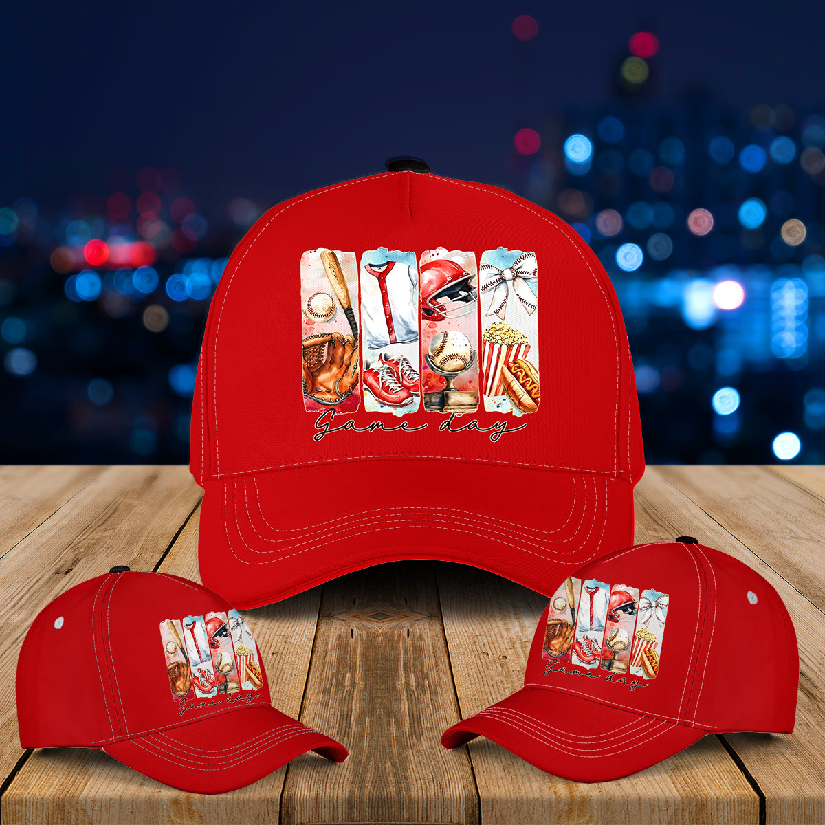 Game Day Baseball Coquette Baseball Cap