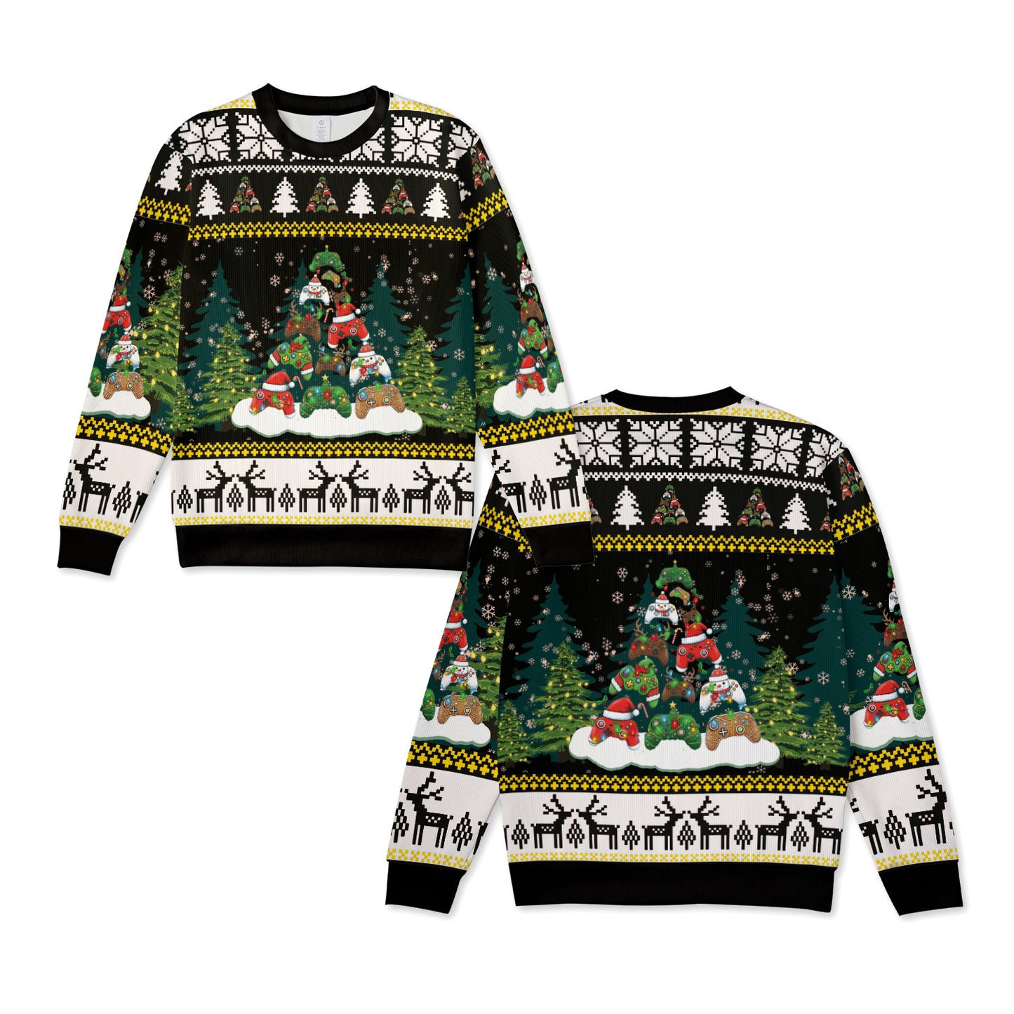 Gaming Controller Christmas Knitted Sweater
