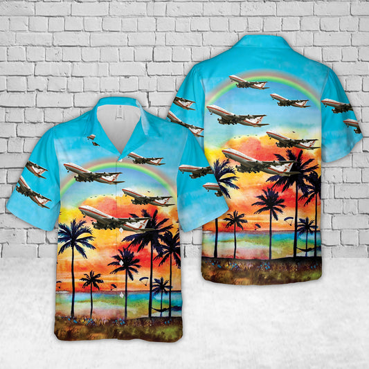 Garuda Indonesia Boeing 747-2U3B Hawaiian Shirt