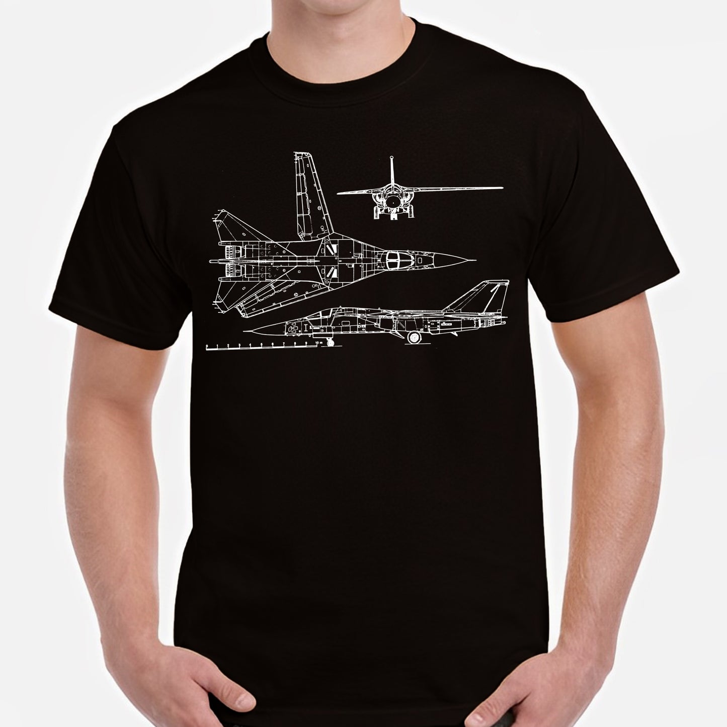 General Dynamics F-111 Aardvark Classic Unisex T-Shirt Gildan 5000 (Made In US)