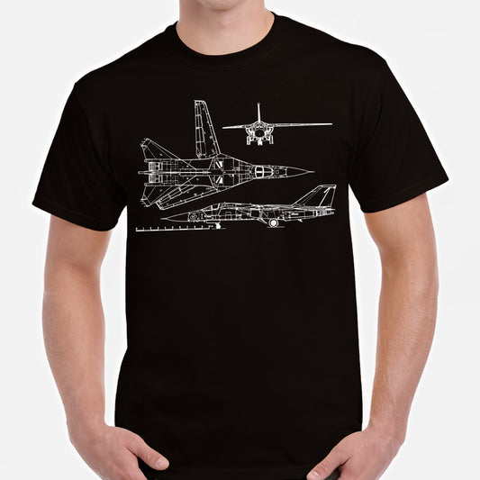 General Dynamics F-111 Aardvark Classic Unisex T-Shirt Gildan 5000 (Made In US)